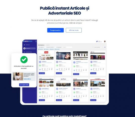 Constuieste linkuri instant cu ajutorul platformei Instapress